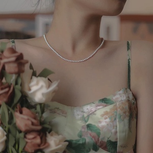 Collier de perles pour bébé Xiaomi, perle d'eau douce naturelle, véritable perle avec une forte luminosité, forme proche de la clavicule, chaîne - Product Image 2