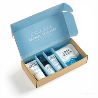Boîtes d'expédition de luxe recyclables Ching TA pour cosmétiques et soins de la peau avec logo en feuille d'or et insert en carton pour parfum