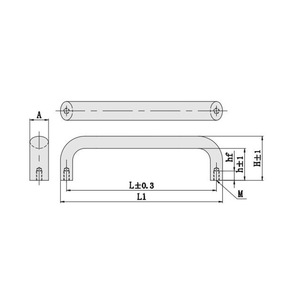 Mwre U Shaped Aluminum Alloy Handle A 2602A For Electrical Boxes Cabinets Server Racks Durable Solid Handle - Product Image 1
