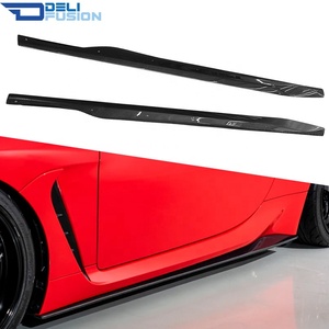 สเกิร์ตข้างคาร์บอนไฟเบอร์สำหรับ Toyota GR86 ZN8 Subaru BRZ ZD8 ปี 2022+ รุ่น Aimg Sport Style ชุดแต่งสปอยเลอร์ประตูแบบขยาย - Product Image 1