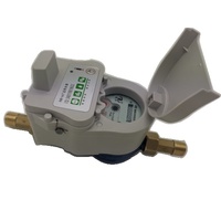 Dispositif de compteur d'eau intelligent numérique 15mm 20mm LoRa/NB-IoT Débitmètre d'eau à contrôle en ligne sans fil