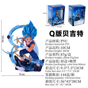 Haute qualité japonais Saiyan Vegetto Goku <span class=keywords><strong>Broly</strong></span> Zamasu Dragonballs <span class=keywords><strong>Super</strong></span> PVC Anime figurine jouets - Product Image 3