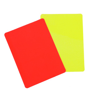 Tarjeta <span class=keywords><strong>de</strong></span> Árbitro <span class=keywords><strong>de</strong></span> Fútbol <span class=keywords><strong>de</strong></span> PVC Ecológica con Logotipo Personalizado <span class=keywords><strong>de</strong></span> Alta Calidad al por Mayor <span class=keywords><strong>de</strong></span> Fábrica, Tarjeta Roja y Amarilla para Fútbol - Product Image 3