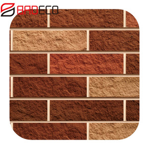 2022 beste flexible Ton fliese 2,5-16mm 3d Ziegelwand platte Fabrik mcm Außen stein fliese - Product Image 1