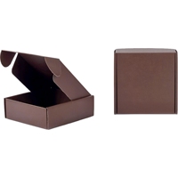 Boîte postale d'expédition par avion postal imprimée sur mesure Boîte postale d'emballage en papier en carton ondulé pliable