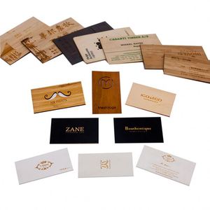 Tarjeta de Bambú NFC de Madera Laminada de Alta Calidad con Nombre Personalizado Grabado con Láser, Memoria de 808Kb, Negra, RFID, MOQ Bajo - Product Image 4