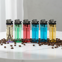 Briquet jetable en plastique classique LVshi, écologique et durable, à butane, avec silex, personnalisable, pour cigarettes, vente en gros, fabriqué en Chine