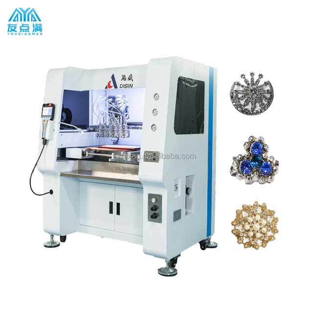 How Is Rhinestone Inlaid Jewellery Made? / Intelligent Visual Automatic Rhinestone Setting Machine / Wax Stone Setting Machine