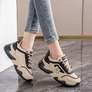 Women's Resilience Fashion PU <strong>Sneakers</strong> New Soft <strong>Soled</strong> Non slip Wide Footed <strong>Fat</strong> Factory Direct Walking Style Casual Shoes - Product Image 3