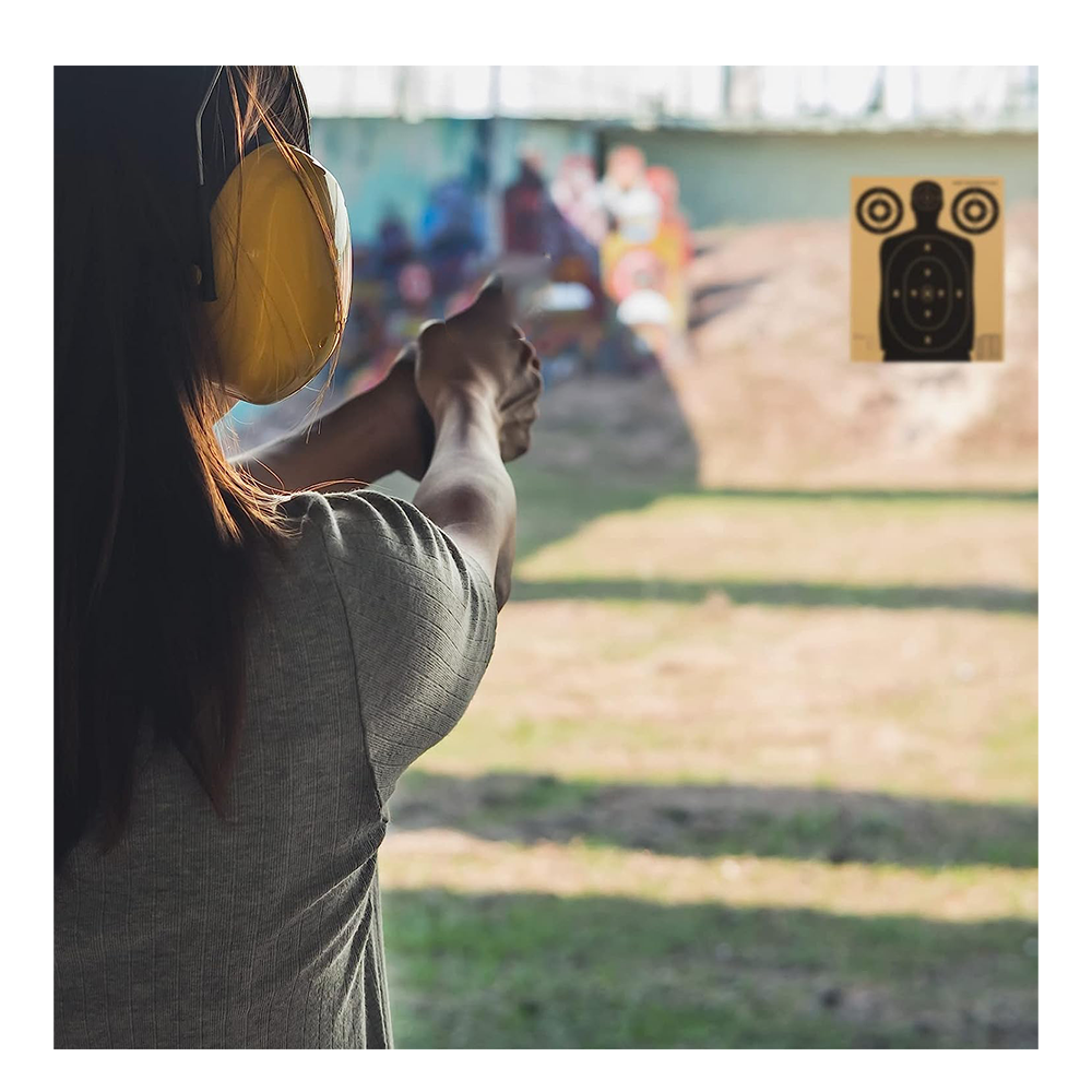 X-Large - A3 Or A2 IDPA Silhouette Target (100 Pack) - Snappy Targets