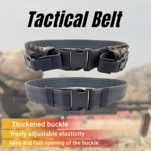 Ceinture tactique Molle avec 5 fentes en sangle de nylon, taille universelle pour la chasse et les activités de plein air - Product Image 6