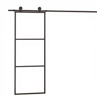 Porte coulissante rétractable ZCSUNG moderne en verre à isolation thermique, gain de place, pour la maison et le bureau &amp;   Centre commercial
