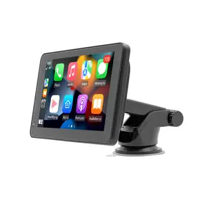 Lecteur DVD de voiture portable 2.5D écran tactile de 7 pouces 7 pouces 10 pouces android auto voiture jouer radio stéréo carplay moniteur pour iphone