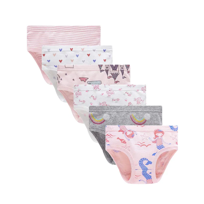 Cotone organico per bambini boxer biancheria intima all'ingrosso per bambina biancheria intima personalizzata per bambini mutandine per bambini vestiti per bambini