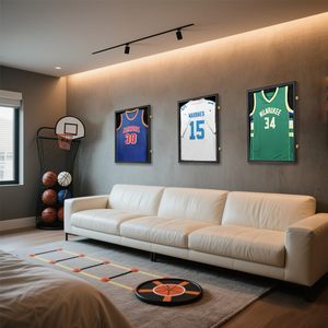 Cadre de présentation pour maillot de sport, cadre <span class=keywords><strong>photo</strong></span> pour maillot de Cristiano Ronaldo, Messi, <span class=keywords><strong>NBA</strong></span>, cadre commémoratif - Product Image 6