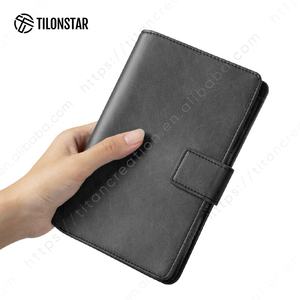 TILONSTAR TPW101 étui pour cartes de passeport de mode vintage avec porte-étiquette AirTag de voyage porte-passeport d'affaires antivol portefeuille - Product Image 3