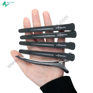 6 pièces/ensemble maison tenant <span class=keywords><strong>pince</strong></span> à <span class=keywords><strong>cheveux</strong></span> pinces à <span class=keywords><strong>cheveux</strong></span> plates Pro Salon coiffure coupe épingle à <span class=keywords><strong>cheveux</strong></span> accessoires de coiffure avec Logo - Product Image 2