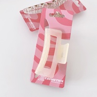 Nuevo diseño Venta caliente Impreso Pasador de pelo Embalaje Tarjetas de exhibición Papel Clip de pelo Tarjeta Etiqueta colgante para exhibición