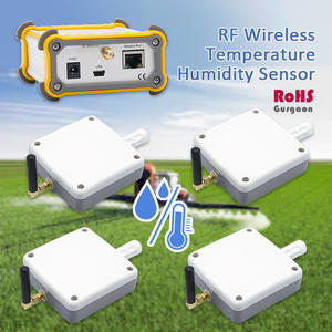 Sistema de Monitoreo de Temperatura y Humedad Ambiental, 4 Conjuntos de Sensores Inalámbricos de Temperatura y Humedad - Product Image 1