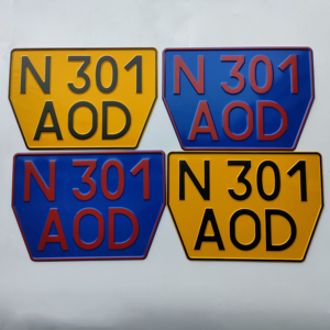 Plaques <span class=keywords><strong>d</strong></span>'<span class=keywords><strong>immatriculation</strong></span> personnalisées en métal 3D en relief de style britannique pour la <span class=keywords><strong>d</strong></span>écoration de voiture - Product Image 2