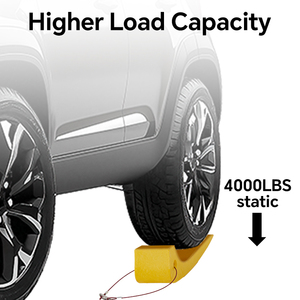 Patins à roues HOMFUL pour déplacer les voitures, chariots à roulettes à profil bas avec poignée de traction pour remorque à plateau - Product Image 3