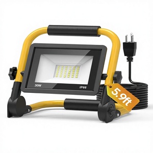 Projecteur de travail LED 3600LM 6000K 30W - Éclairage portable étanche IP66, hauteur réglable, pliable, pour atelier et garage, corps en aluminium - Product Image 1