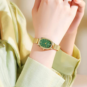 นาฬิกาควอตซ์ผู้หญิงทรงรี ดีไซน์เรียบหรู ขนาดเล็ก ระดับไฮเอนด์ กันน้ำ ผลิตตามสั่งจากโรงงาน - Product Image 5