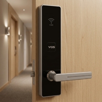 Cerradura de Puerta de Aluminio de Alta Seguridad, Nueva, para Hotel, con Tarjeta de Llave Dorada y Plateada, Aleación de Aluminio, Barata, Venta al por Mayor en China