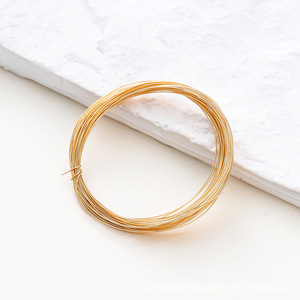 <span class=keywords><strong>Fil</strong></span> de cuivre couleur or 18 carats pour la fabrication de bijoux, <span class=keywords><strong>fil</strong></span> de perlage semi-flexible pour le bricolage, <span class=keywords><strong>fil</strong></span> de perlage pour perles, <span class=keywords><strong>fil</strong></span> artisanal - Product Image 5