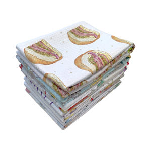 Toalla de té de cocina con tejido de gofres de microfibra absorbente para decoración del hogar - Product Image 3