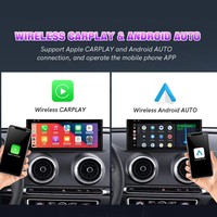 Lecteur multimédia pour voiture Android 14 Snapdragon 665 8 cœurs, écran 10,25 pouces, vidéo, stéréo, audio, GPS, navigation, 4G, WiFi, Carplay pour Audi A3 2013-2018