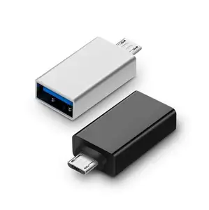 المصغّر USB إلى USB 2.0 البسيطة كابل OTG محول متوافق لالروبوت اللوحي PCs