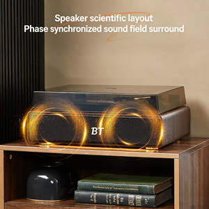 Hot Sale Multifunctional Turntable Record Player 5.3 <b>USB</b> FM Retro BT Record Player Radio Vintage Remote <b>Control</b> Home Audio Decor - Product Image 4