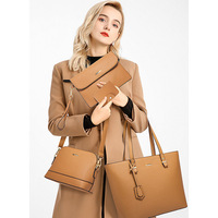 Miễn Phí Vận Chuyển Đến Mỹ Bolsos Mujer Túi Đưa Thư Đeo Vai Nữ Túi Tote Da Pu Túi Xách Tay 4 Chiếc Bộ Túi Xách Và Ví Nữ