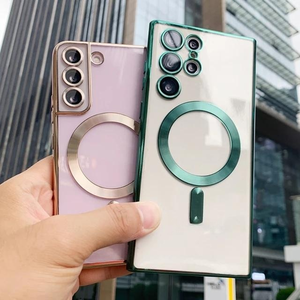 Custodia morbida per telefono cellulare ricaricabile senza fili di marche mobili per <span class=keywords><strong>Samsung</strong></span> S22 S21 <span class=keywords><strong>S20</strong></span> <span class=keywords><strong>Plus</strong></span> - Product Image 2