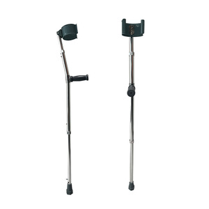 Muletas de Brazo RAGON-IEC, Ajustables, Ligeras, Ayuda para Caminar con Soporte para el Codo, para Rehabilitación de Fracturas - Product Image 1