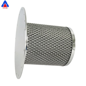 Huahang Manufacturer High Efficiency Metal End <b>Cap</b> Industrial Custom Sintered Felt Air <b>Dust</b> Collection Filter Cartridge - Product Image 6