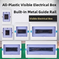 Boîte de distribution de type ouvert, étanche, pour usage domestique, petite boîte électrique, boîte de commande électrique, boîte de circuit avec disjoncteur