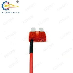 2针适配器保险丝电路电器线束电缆，带5A 10A 15A 20A汽车保险丝 - Product Image 4