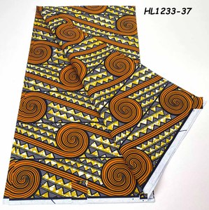 Nouveau design 2026 Tissu <span class=keywords><strong>pagne</strong></span> africain hollandais style Nigeria 100% Coton Écologique Dentelle sexy 6 Yards Sacs et Chaussures - Product Image 6