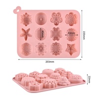 Offre Spéciale 3D Fleur Forme Silicone Savon Moule Ustensiles De Cuisson Chocolat Moule Silicone Gâteau Moules