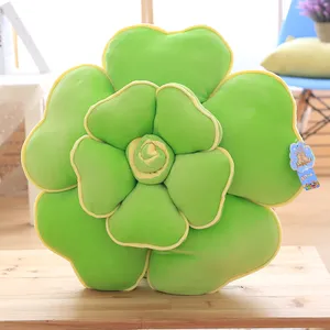 3D Plüsch tier Schöne Rose Blumen form Sofa Kissen gefüllt Kissen für Festival Geschenk