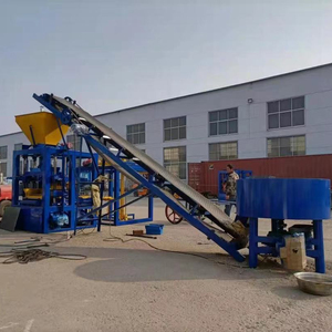 Máy khối bê tông QT4-24 bán tự động rất phù hợp cho các nhà máy nhỏ với máy làm gạch rắn rỗng - Product Image 6