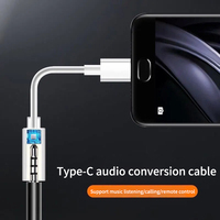 Adaptateur audio mobile 3,5 mm vers Type-C, adaptateur pour casque, décodage numérique, convertisseur USB-C