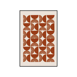 Quadro Moderno Minimalista Nordico Boho Decorazione Murale Dipinto Geometrico <span class=keywords><strong>Bianco</strong></span> <span class=keywords><strong>e</strong></span> <span class=keywords><strong>Nero</strong></span> su Tela <span class=keywords><strong>con</strong></span> <span class=keywords><strong>Cornice</strong></span> - Product Image 3