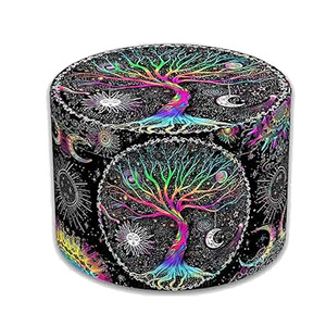 Moulin à herbes Arbre de Vie en alliage de zinc à 4 couches, motif soleil et lune, accessoires de fumage portables personnalisés – Offre spéciale - Product Image 6