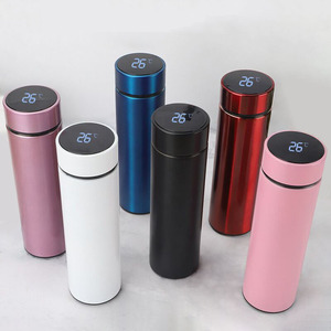 Productos Novedosos Para El <span class=keywords><strong>Hogar</strong></span> 2026 Smart Digital Vasos Termicos De <span class=keywords><strong>Moda</strong></span> Termo Digital De 500ml Thermos Usb - Product Image 1