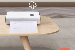 แนวโน้มใหม่ใช้ในบ้านและสำนักงานมือถือใช้เครื่องพิมพ์ A4พิมพ์ความร้อน A4ขนาดกระดาษแบบพกพา A4มินิเครื่องพิมพ์