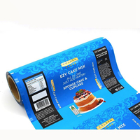 Rouleau de film d'emballage de croustilles imprimé personnalisé de qualité alimentaire pour biscuits et collations Rouleau de film de stratification Rouleau de film d'emballage de bonbons