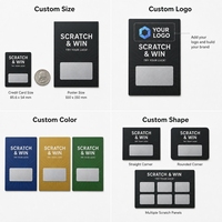 Cartes à gratter de mariage en gros avec logo personnalisé pour jeux de réception, taille personnalisée, vente directe d'usine et formes variées, cadeaux